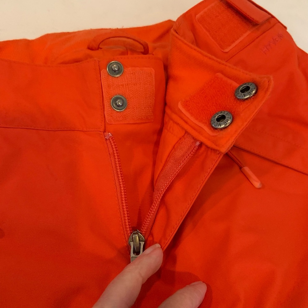 The North Face HyVent Vibrant Orange Insulated Ski Snowboard Pants XS - Picture 7 of 15